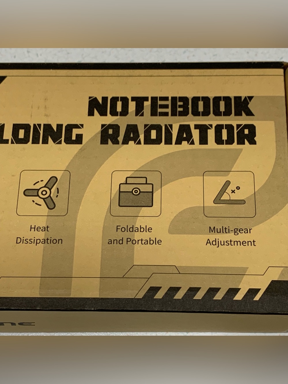 PCONLINE Notebook Folding Radiator - Black NIB - Picture 6 of 9